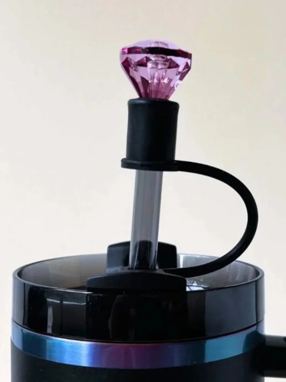 💗 Birthday Anniversary Gift Stanley LV Brown Tumbler w/ Gem 💗 - Picture 4 of 7